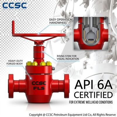 Αξιόδοξη υπηρεσία API 6A Βαλβίδα πύλης FF HH H2S Ανθεκτική σφυρηλατημένη σιδηρουργική σφραγίδα σφραγίδας 5000psi
