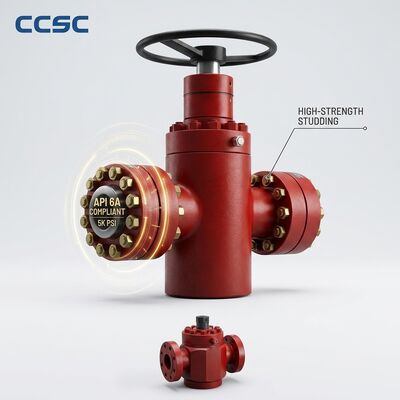 Βαλβίδα πύλης στεγανοποίησης πίεσης API 6A με υδραυλική ενεργοποίηση, Σφυρήλατο χάλυβα FLS μέσω αγωγού 10000psi Τηλεχειριζόμενος έλεγχος κεφαλής φρέατος